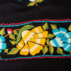 Sanskriti Vintage Black Pure Georgette Silk Saree Embroidered Sari 5+YD Fabric