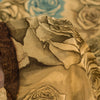 Sanskriti Vintage Brown Pure Crepe Silk Saree Digital Print 6.5+YD Floral Fabric