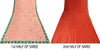 Sanskriti Vintage Red Pure Silk Net Saree Bead Woven 6+YD SariFabric & Blouse Pc