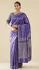 Sanskriti Vintage Purple Pure Silk Saree Brocade Woven 5.5+YD Fabric Blouse Pc