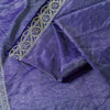 Sanskriti Vintage Purple Pure Silk Saree Brocade Woven 5.5+YD Fabric Blouse Pc
