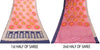 Sanskriti Vintage Pink Pure Silk Saree Handwoven Print Patch 5+YD Craft BlousePc