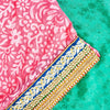 Sanskriti Vintage Green Pure Silk Saree Handbead Woven 6+YD Fabric WithBlouse Pc