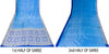 Sanskriti Vintage Blue Pure Silk Saree Brocade Woven 5.+YD Fabric With Blouse Pc