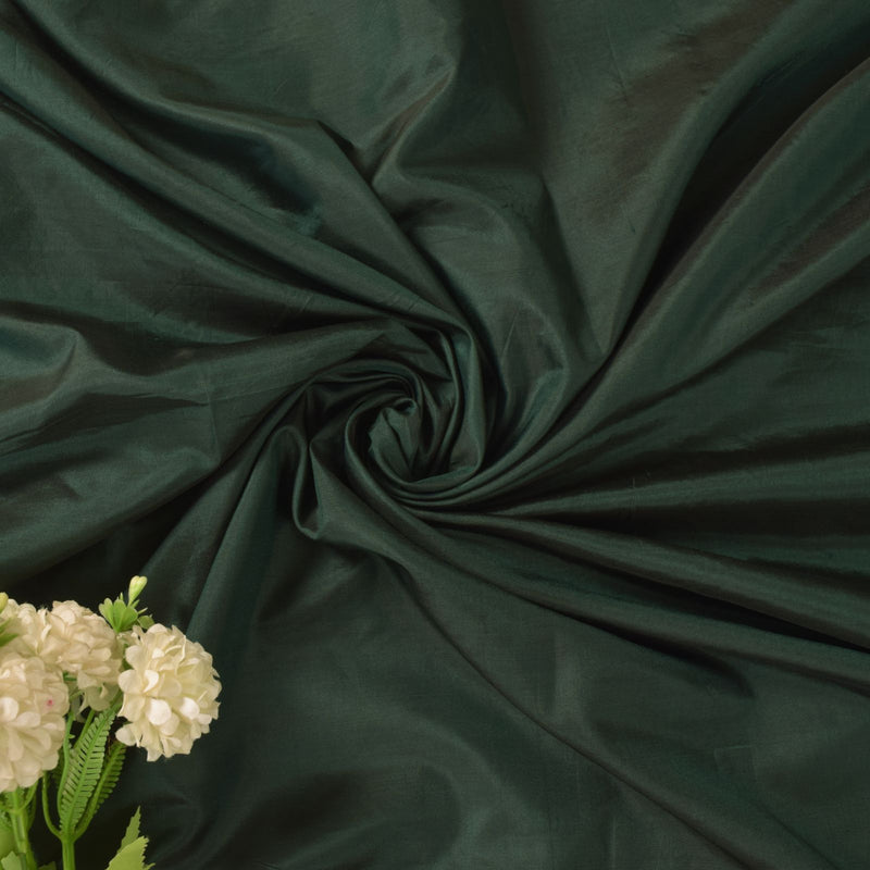 Sanskriti Vintage Green Soft Pure Silk Saree Brocade Zari Hand Woven Sari 5+YD