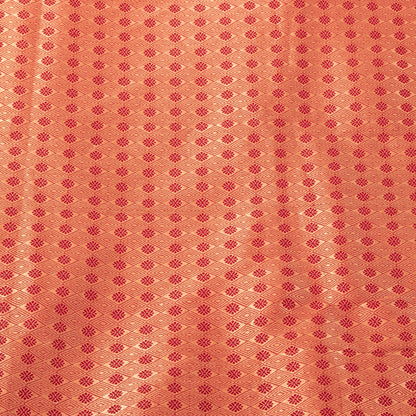 Sanskriti Vintage Red Blend Silk Saree Brocade Banarasi Zari Hand Woven Sari 5.5
