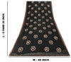 Sanskriti Vintage Black Pure Georgette Saree Hand Embroidery Zari SequinSari 5.5