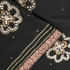 Sanskriti Vintage Black Pure Georgette Saree Hand Embroidery Zari SequinSari 5.5