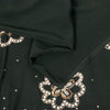 Sanskriti Vintage Black Pure Georgette Saree Hand Embroidery Zari SequinSari 5.5