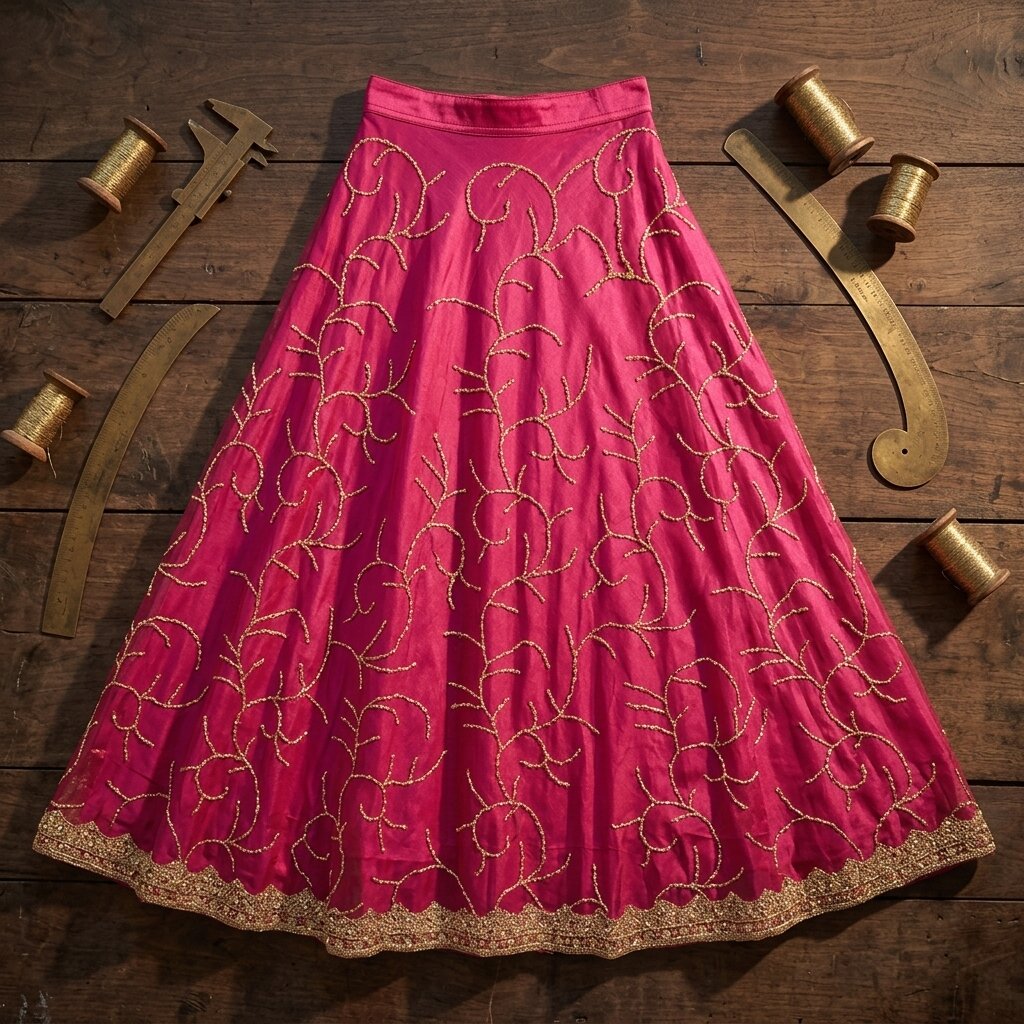 Sanskriti Vintage Pink Net Stitched Indian Lehenga Hand Embroidery Zardozi Zari