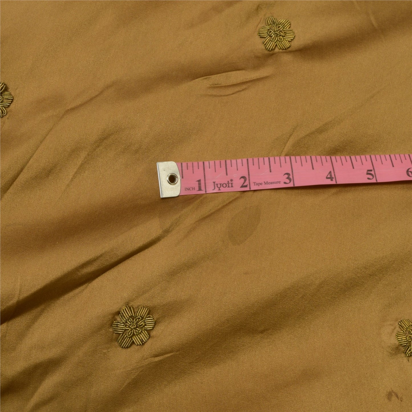 Sanskriti Vintage Brown Pure Silk Stitch Indian Lehenga Hand Embroidered Zardozi
