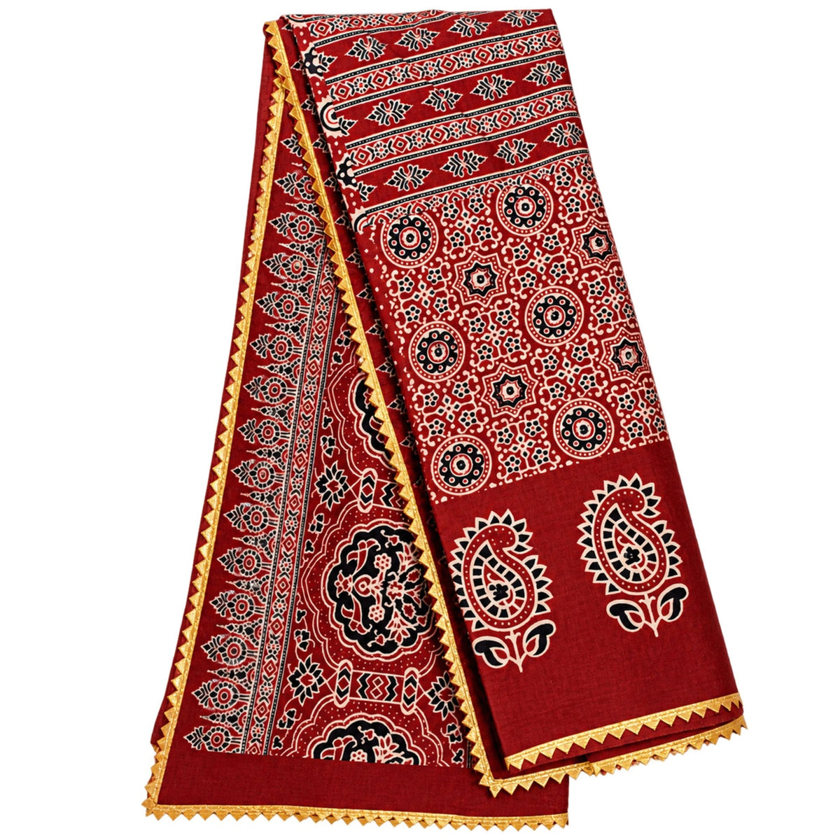 Ajrakh Printed Cotton Pink Lehenga Choli Set Traditional Navratri Garba Chaniya Choli for Dandiya Night Traditional Dress By KreatvKraft