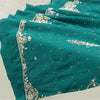 Sanskriti Vintage Green Long Lehenga Art Silk Hand Embroidered Zardozi Unstitch