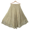 Sanskriti Vintage Ivory Long Lehenga Pure Silk Hand Embroidered Zardozi Unstitch