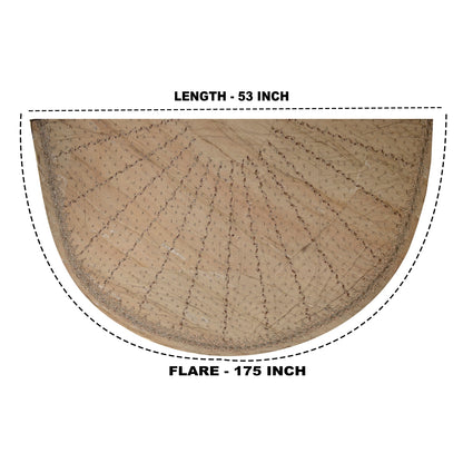 Sanskriti Vintage Brown Long Lehenga Net Mesh Hand Embroidered Zardozi Unstitch