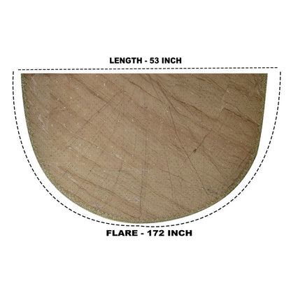 Sanskriti Vintage Brown Long Lehenga Net Mesh Hand Embroidered Zardozi Unstitch