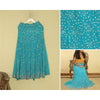 Sanskriti Vintage Blue Long Stitched Indian Lehenga Georgette Hand Beaded Sequin