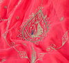Sanskriti Vintage Pink Long Stitched Lehenga Wedding Georgette Hand Bead Zardozi