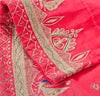 Sanskriti Vintage Pink Long Stitched Lehenga Wedding Georgette Hand Bead Zardozi