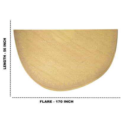 Sanskriti Vintage Yellow Long Unstitched Lehenga Net Mesh Hand Embroidery Dabka