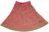 Sanskriti Vintage Pink Long Stitched Lehenga Net Mesh Hand Beaded Sequin Zardozi