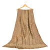 Sanskriti Vintage Copper Long Unstitch Lehenga Pure Silk Hand Embroidery Zardozi