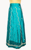 Sanskriti New Blue Pure Satin Silk Lehenga Unstitched Hand Embroidered Zardozi