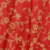 Sanskriti New Red 100% Pure Silk Long Lehenga Hand Embroidery Zardozi Unstitched