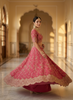 Sanskriti Vintage Pink Georgette Unstitch Lehenga Hand Embroidery Zardozi Stones