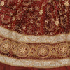 Sanskriti Vintage Maroon Art Silk Unstitched Lehenga Hand Embroidered Zardozi
