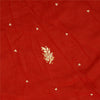 Sanskriti Vintage Maroon Georgette Unstitched Lehenga Hand Embroidered Zardozi