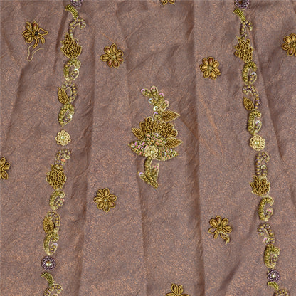 Sanskriti Vintage Purple Art Silk Stitched Lehenga India Hand Embroidery Zardozi