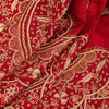 Sanskriti Vintage Pink 100% Pure Silk Unstitched Lehenga Hand Embroidery Zardozi