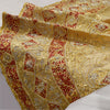 Sanskriti Vintage Golden Pure Silk Stitched Lehenga Hand Embroidered Zardozi