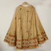 Sanskriti Vintage Golden Pure Silk Stitched Lehenga Hand Embroidered Zardozi