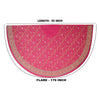 Sanskriti Vintage Pink Georgette Unstitched Lehenga Hand Embroidered Stones Zari