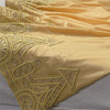 Sanskriti Vintage Golden Beige Art Silk Stitched Lehenga Hand Embroidery Zardozi