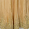 Sanskriti Vintage Golden Beige Art Silk Stitched Lehenga Hand Embroidery Zardozi