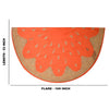 Sanskriti Vintage Orange Pure Silk Unstitched Lehenga Hand Embroidered Zardozi