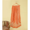 Sanskriti Vintage Peach Pure Silk Unstitched Lehenga Hand Embroidered Zardozi