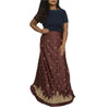 Sanskriti Vintage Maroon Art Silk Unstitched Lehenga Hand Embroidered Zardozi