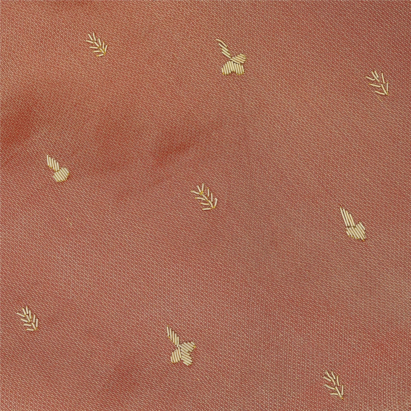 Sanskriti Vintage Peach Pure Silk Unstitched Lehenga Hand Embroidered Zardozi