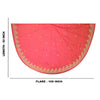 Sanskriti Vintage Pink Artificial Silk Unstitch Lehenga Hand Embroidered Zardozi