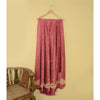 Sanskriti Vintage Pink Artificial Silk Unstitch Lehenga Hand Embroidered Zardozi