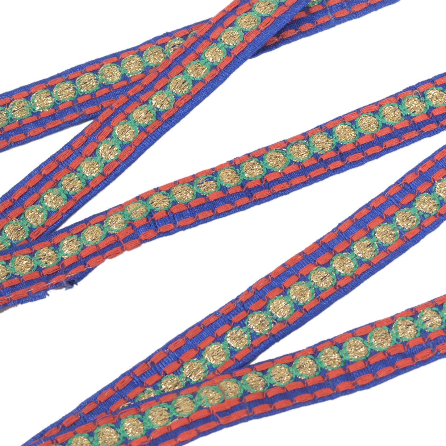 Sanskriti Indian Embroidered Prom Dress Border 1 YD Trim Purple Craft Lace