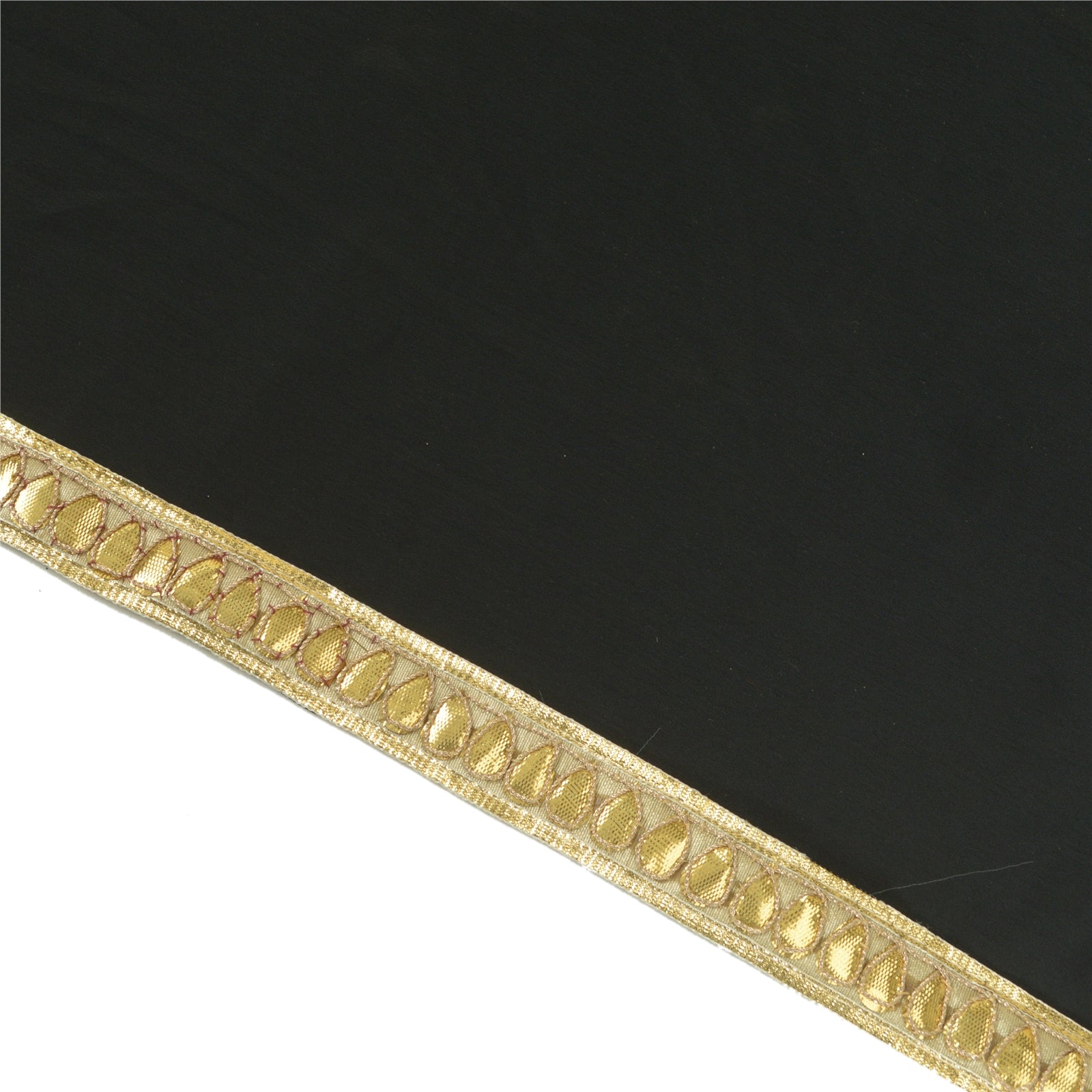 Sanskriti Broderet Gallakjole Kant 1 YD Kant Beige Håndlavet Blonde Gota Patti