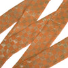 Sanskriti Indian Sparkle Embroidered Border 1 YD Trim Ribbon Orange Craft Lace