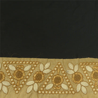 Sanskriti Indian Embroidered Prom Dress Border 1 YD Trim Craft Lace Golden Work