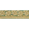 Sanskriti Hand Beaded Party Prom Border 1 YD Trim Green Craft Lace Mirrors