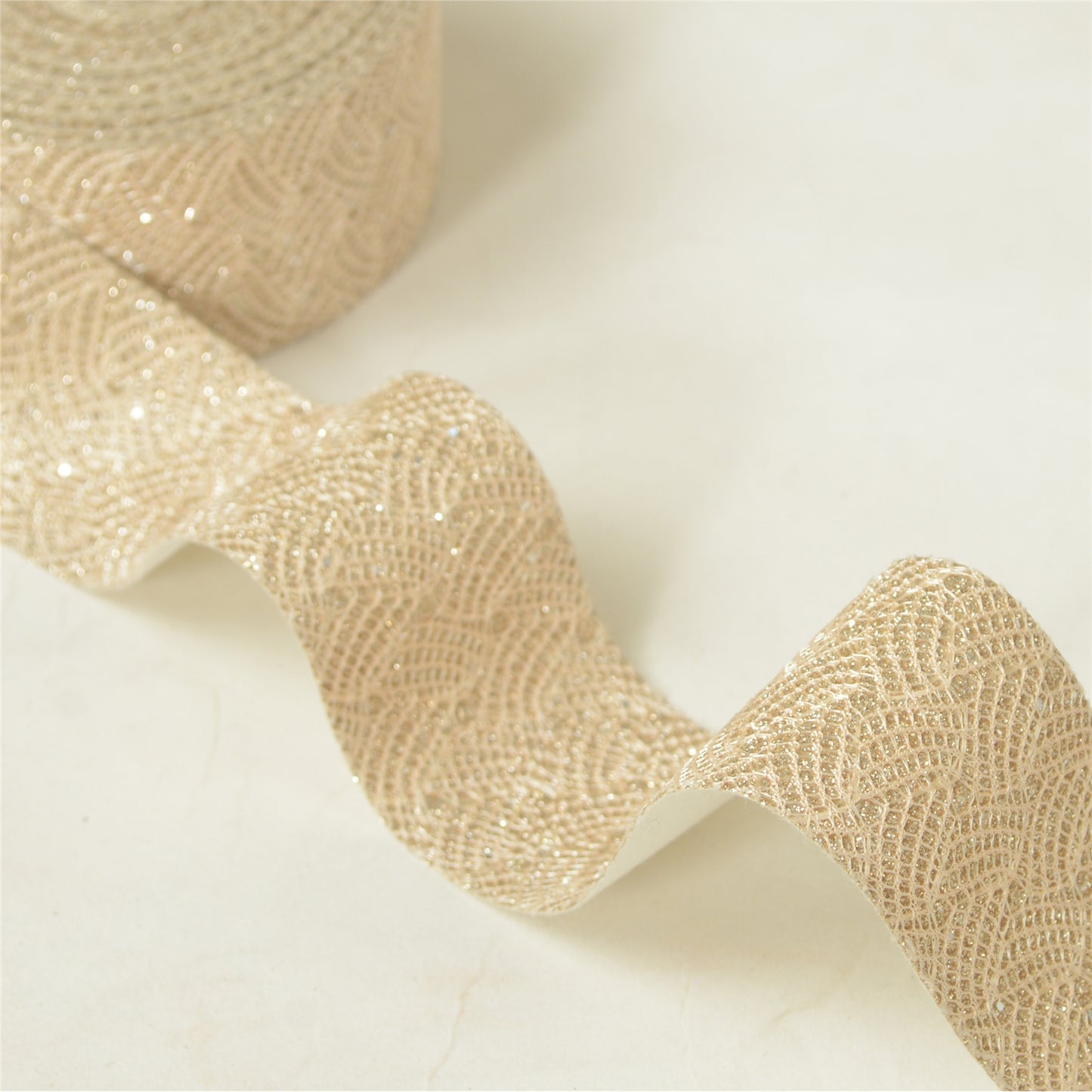 Sanskriti Woven Sparkle Bridal Dress Border 1 YD Trim Sewing Lace Ribbon Golden